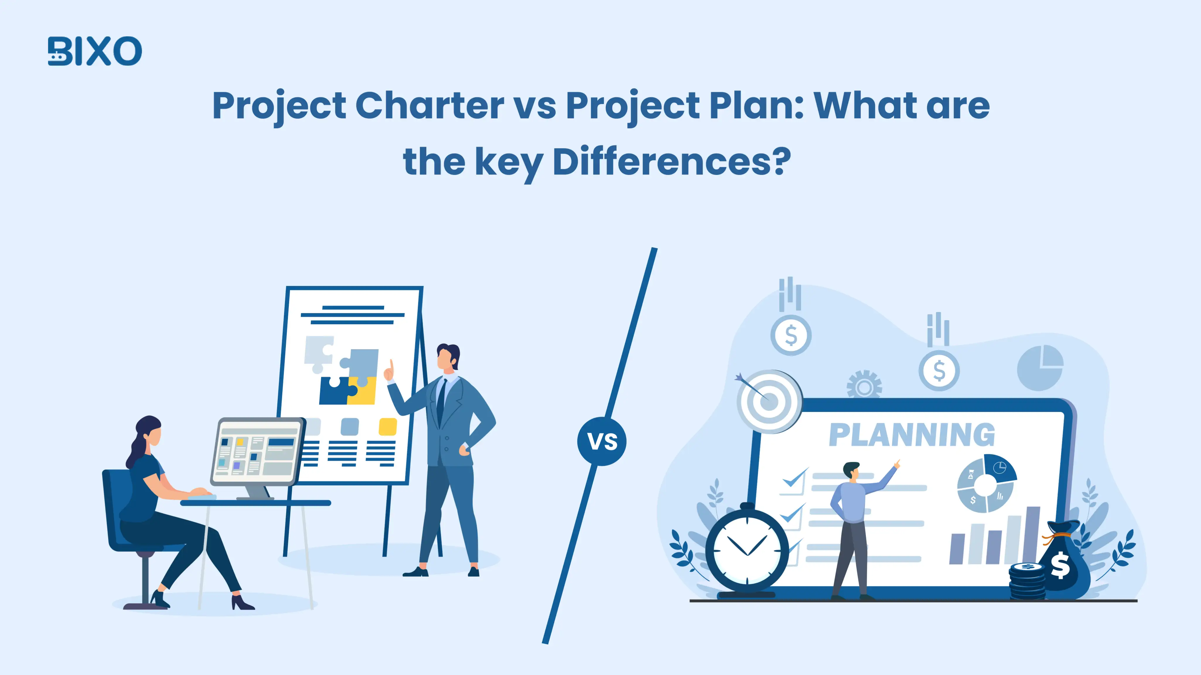 project charter vs project plan